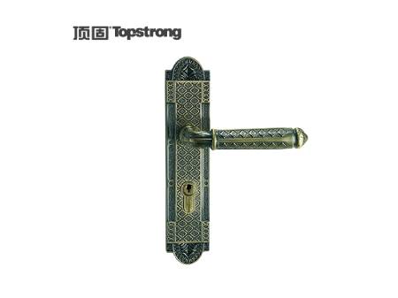 狮扑祥云房門插芯鎖